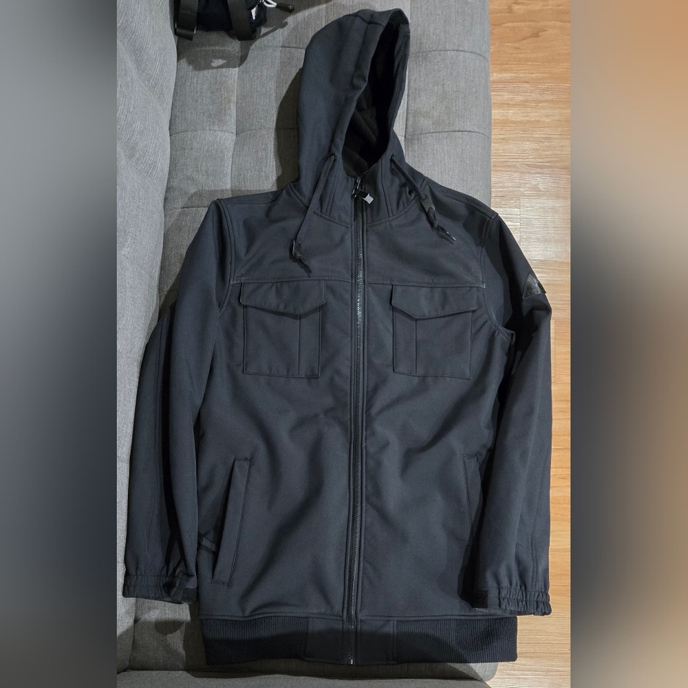 Empyre Rain Jacket, Black, Mens Medium